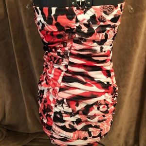Short print dress